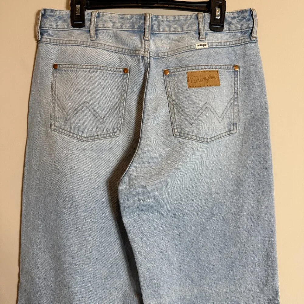 Wrangler Bonnie 683 Loose Flare High Rise Denim Jeans Women's 29x32 Blue NWOT - Picture 10 of 15